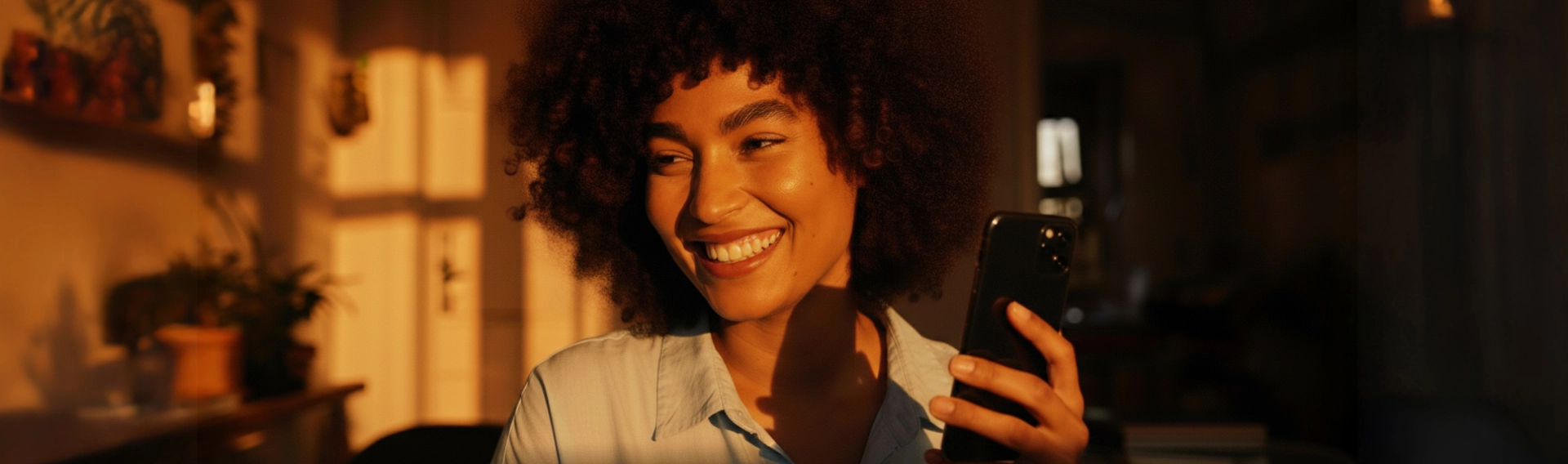 Pessoa segurando celular com tela mostrando empréstimo no aplicativo Neon